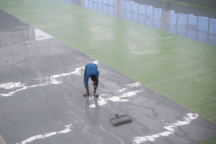 Az epoxidált műgyanta padló ipari használata