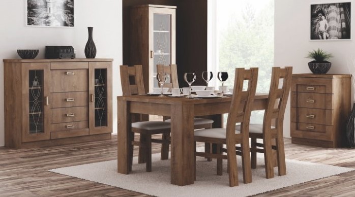 Étkezőasztal és székek 