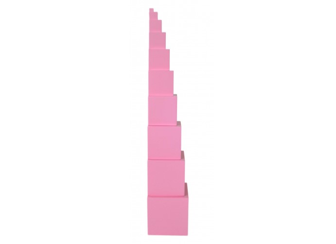 Rózsaszín Montessori torony