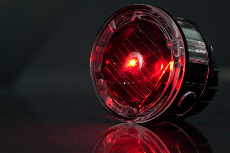 Piros LED hátsó lámpa kerékpárra