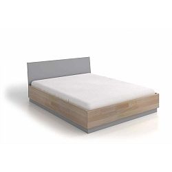 Finn kétszemélyes bükk és fenyő ágy, 180 x 200 cm - SKANDICA