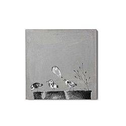 3 Piou Piou beton falikép - Lyon Béton