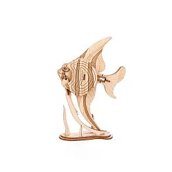 Angelfish 3D puzzle balsafából - Kikkerland