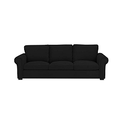 Antoine fekete háromszemélyes kanapé - Windsor & Co Sofas
