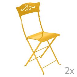 Bagatelle sárga összecsukható kerti szék, 2 db - Fermob
