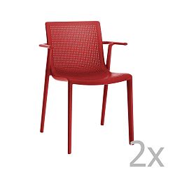 Beekat piros kerti fotel, 2 darab - Resol