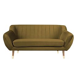 Benito aranyszínű kétszemélyes kanapé - Mazzini Sofas