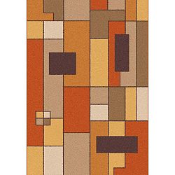 Boras Rust narancs-barna szőnyeg, 133 x 190 cm - Universal