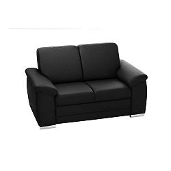 Bossi fekete kétszemélyes kanapé - Florenzzi