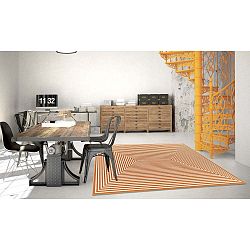 Braid narancssárga fokozottan ellenálló szőnyeg, 133 x 190 cm - Floorita