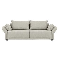 Casiopeia bézs háromszemélyes kinyitható kanapé, tárolóhellyel - Windsor & Co Sofas