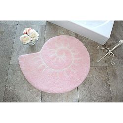 Celine kagyló formájú pink fürdőszobaszőnyeg