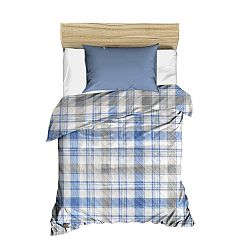 Checkers kék steppelt ágytakaró, 160 x 230 cm
