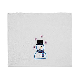 Christmas Snowman White fürdőlepedő, 30 x 50 cm - Kate Louise