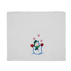 Christmas White Snowman fürdőlepedő, 30 x 50 cm - Kate Louise