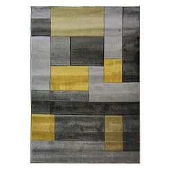 Cosmos Grey Ochre szőnyeg, 160 x 230 cm - Flair Rugs