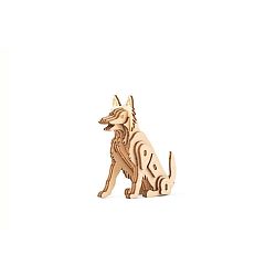 Dog kutya formájú 3D fa puzzle - Kikkerland