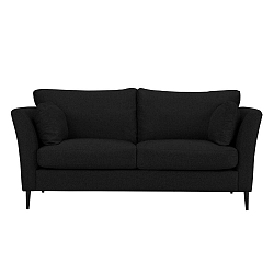 Eva fekete háromszemélyes kanapé - HARPER MAISON