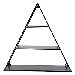 Fekete háromszög alakú polc - Villa Collection