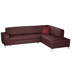 Fioravanti piros kinyitható kanapé, jobb oldali fekvőfotellel - Florenzzi
