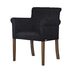 Flacon fekete bükk szék sötétbarna lábakkal - Ted Lapidus Maison