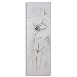 Floral kézzel festett, virágmintás kép, 50 x 150 cm - Mauro Ferretti