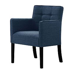 Freesia kék bükk szék fekete lábakkal - Ted Lapidus Maison