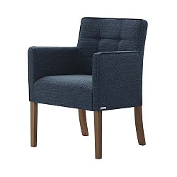 Freesia kék bükk szék sötétbarna lábakkal - Ted Lapidus Maison