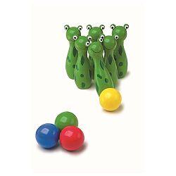 Frog fából készült tekebábuk - Legler