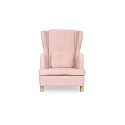 Ingrid Flamingo rózsaszín füles fotel - SKANDICA