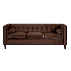 Jeronimo háromszemélyes barna színű kanapé - Max Winzer