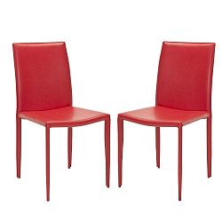 Karna 2 darabos piros székszett - Safavieh
