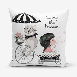 Living Dream pamutkeverék párnahuzat, 45 x 45 cm - Minimalist Cushion Covers