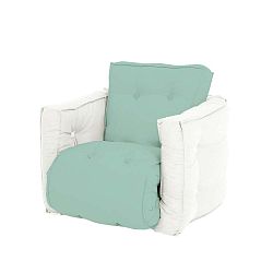 Mini Dice Mint mentol-zöld, kinyitható gyerek fotel, 40 x 100 cm - Karup Design