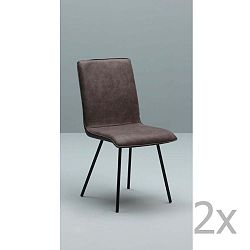 Moen sötétbarna szék szett, 2 db-os - Design Twist