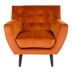 Monte narancssárga bársony fotel - House Nordic