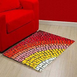 Mozaic vinyl szőnyeg, 52 x 75 cm - Zerbelli