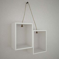 Nagu fehér akasztós polc, szélesség 30 cm