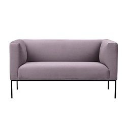 Neptune világos rózsaszín kétszemélyes bársony kanapé - Windsor & Co Sofas