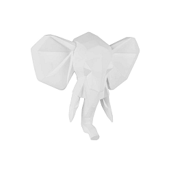 Origami Elephant matt fehér falifogas - PT LIVING