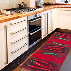 Peperoncini rendkívül ellenálló konyhai szőnyeg, 60 x 110 cm - Webtappeti