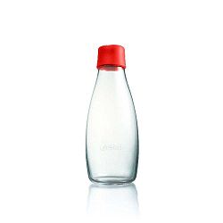 Piros üvegpalack élettartam garanciával, 500 ml - ReTap