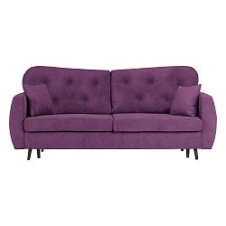 Popy lila kihúzható háromszemélyes kanapé tárolóval - Mazzini Sofas