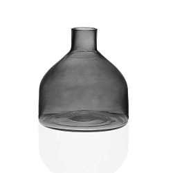 Prahna szürke üveg váza, magasság 19,5 cm - Versa