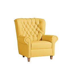 Recliner Vicky Leather Corn sárga fotel - Max Winzer