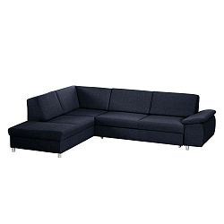 Savasta sötétkék kihúzható kanapé, bal oldalas - Florenzzi