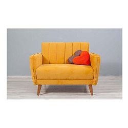Sifi sárga kinyitható fotel