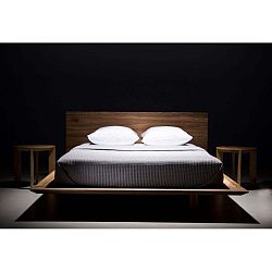Slim olajkezelt kőrisfa ágy, 120 x 210 cm - Mazzivo