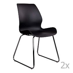 Sola fekete székkészlet, 2 részes - House Nordic