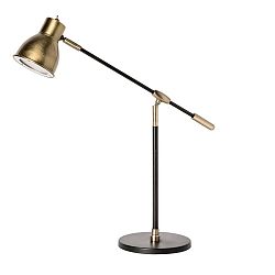 Solon bronzszínű asztali lámpa LED fénnyel - SULION